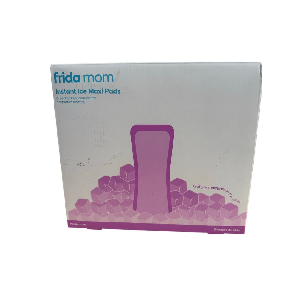 Frida Mom Step 3 Instant Ice Maxi Pads Post Partum Care Absorbant  Box New